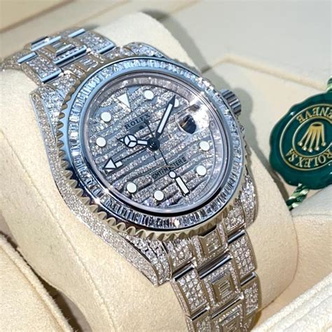 rolex gmt master 2 iced out|rolex gmt master ii for sale.